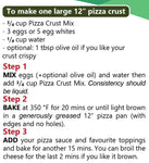 Keto Pizza Crust Mix