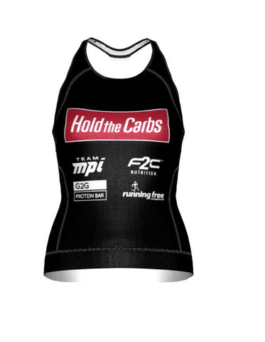 HoldTheCarbs Women's T-back Tri Top